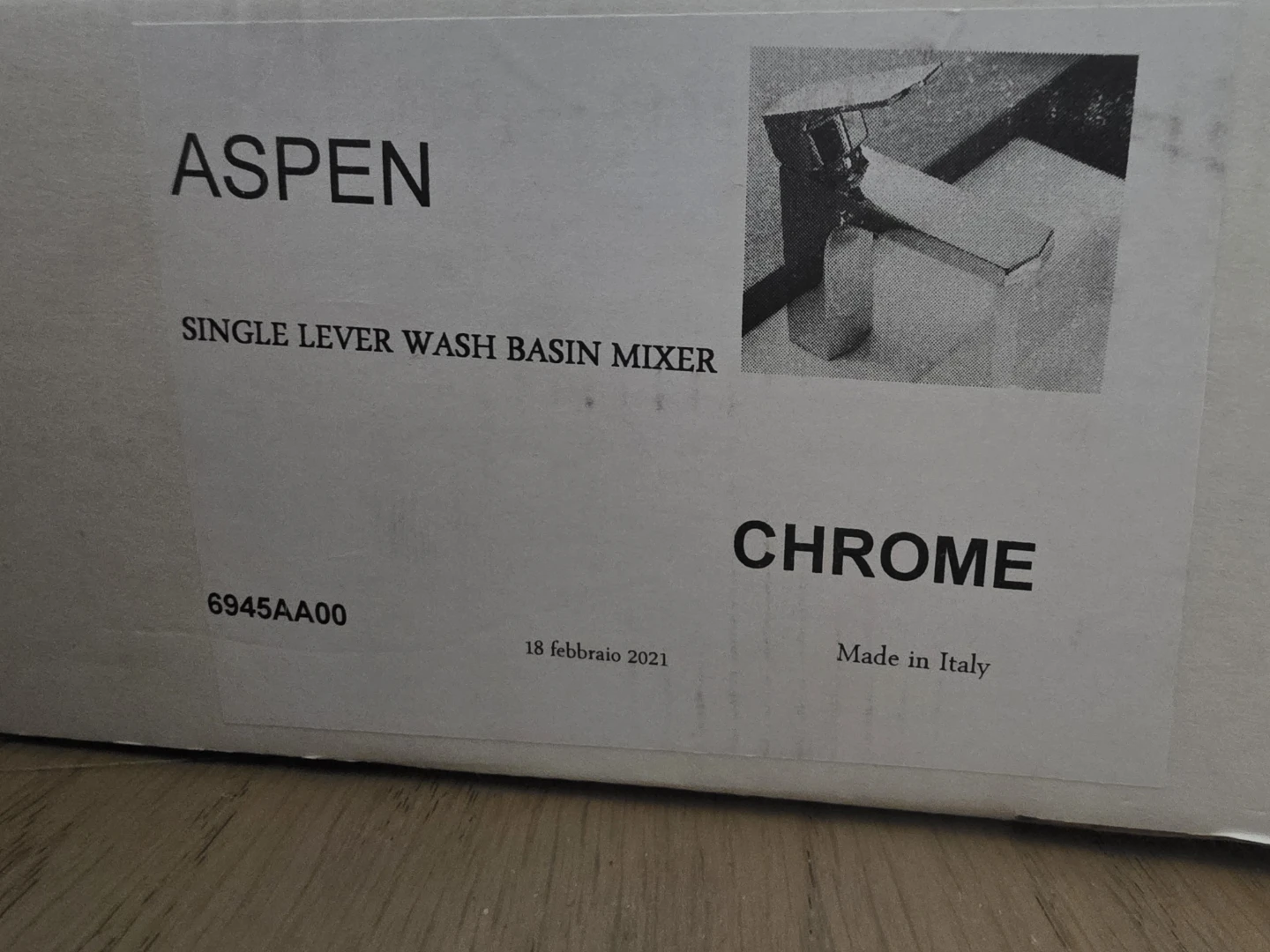 Aspen Single Lever Wash Basin Mixer - Chrome