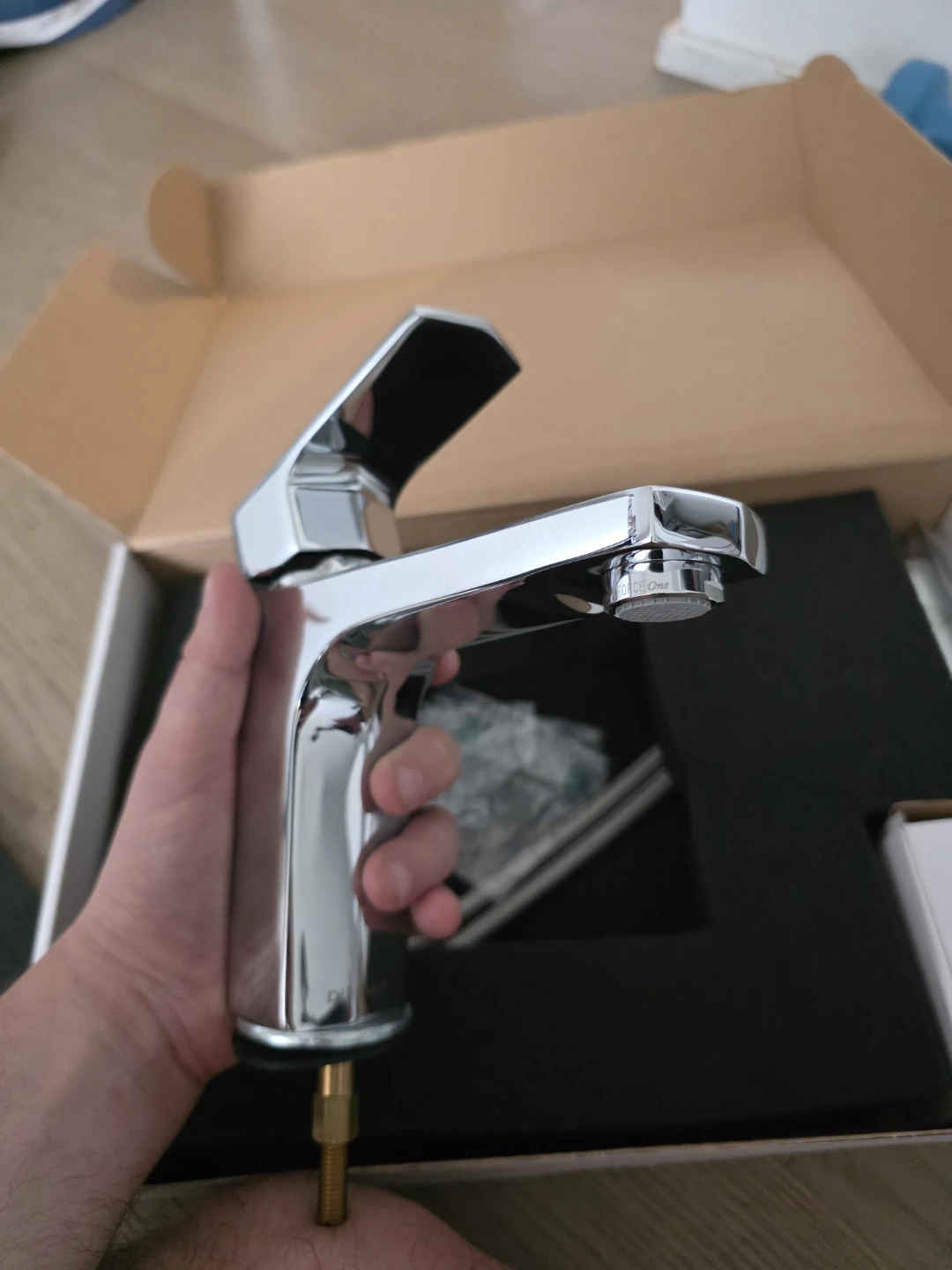 Aspen Single Lever Wash Basin Mixer - Chrome - photo 4