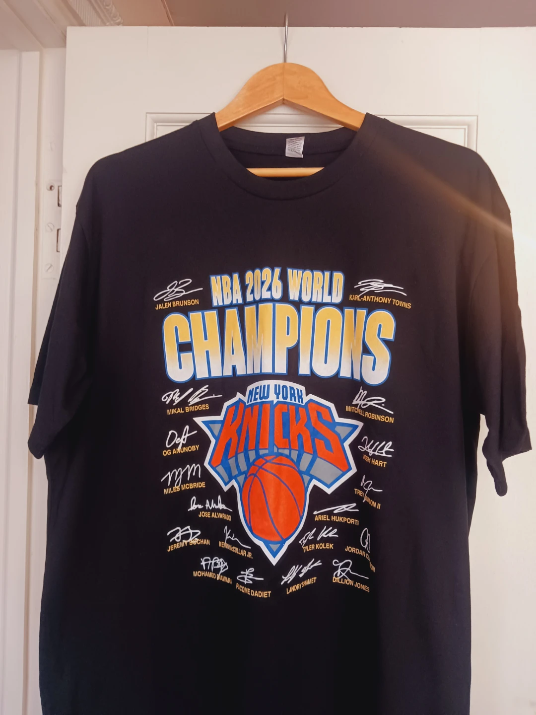 New York Knicks NBA 2026 World Champions T-Shirt