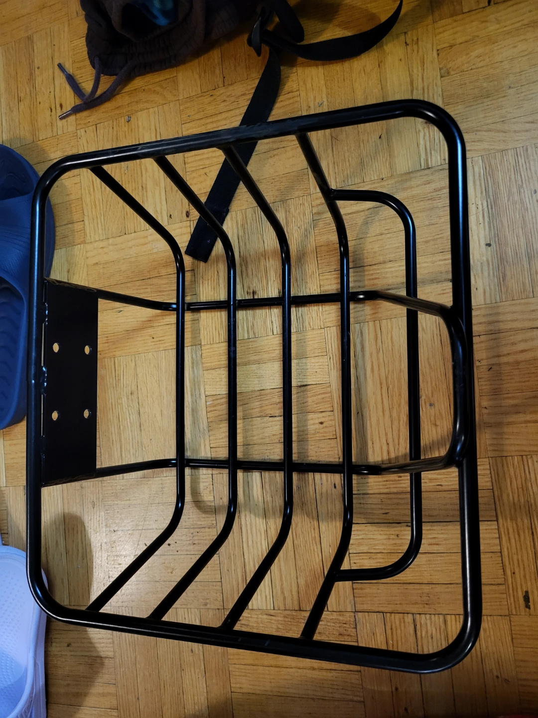Black Metal Bike front  Rack ⚽️
