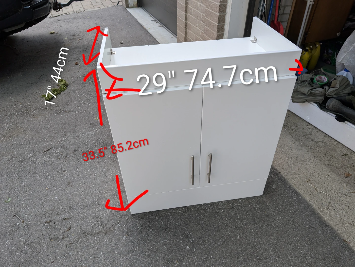 White Bathroom Vanity Cabinet