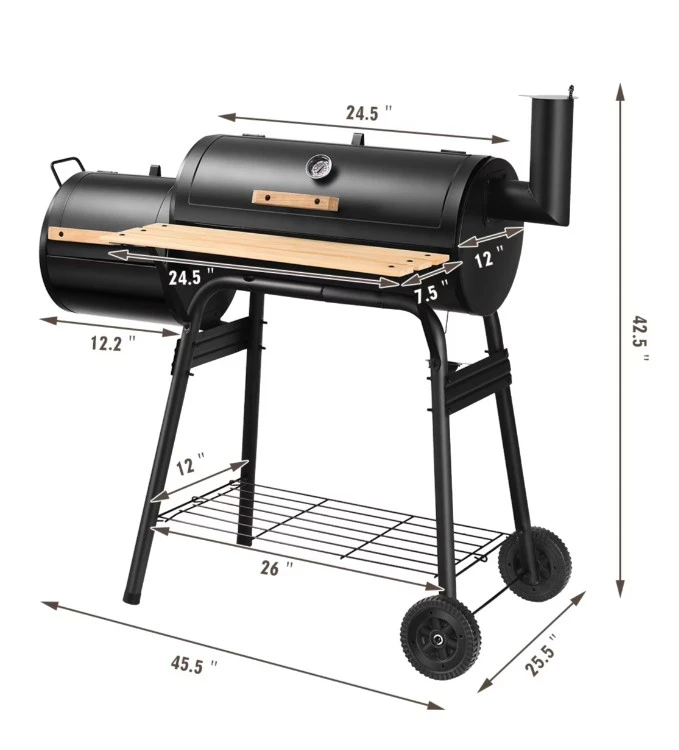 Offset Smoker BBQ Grill - photo 4