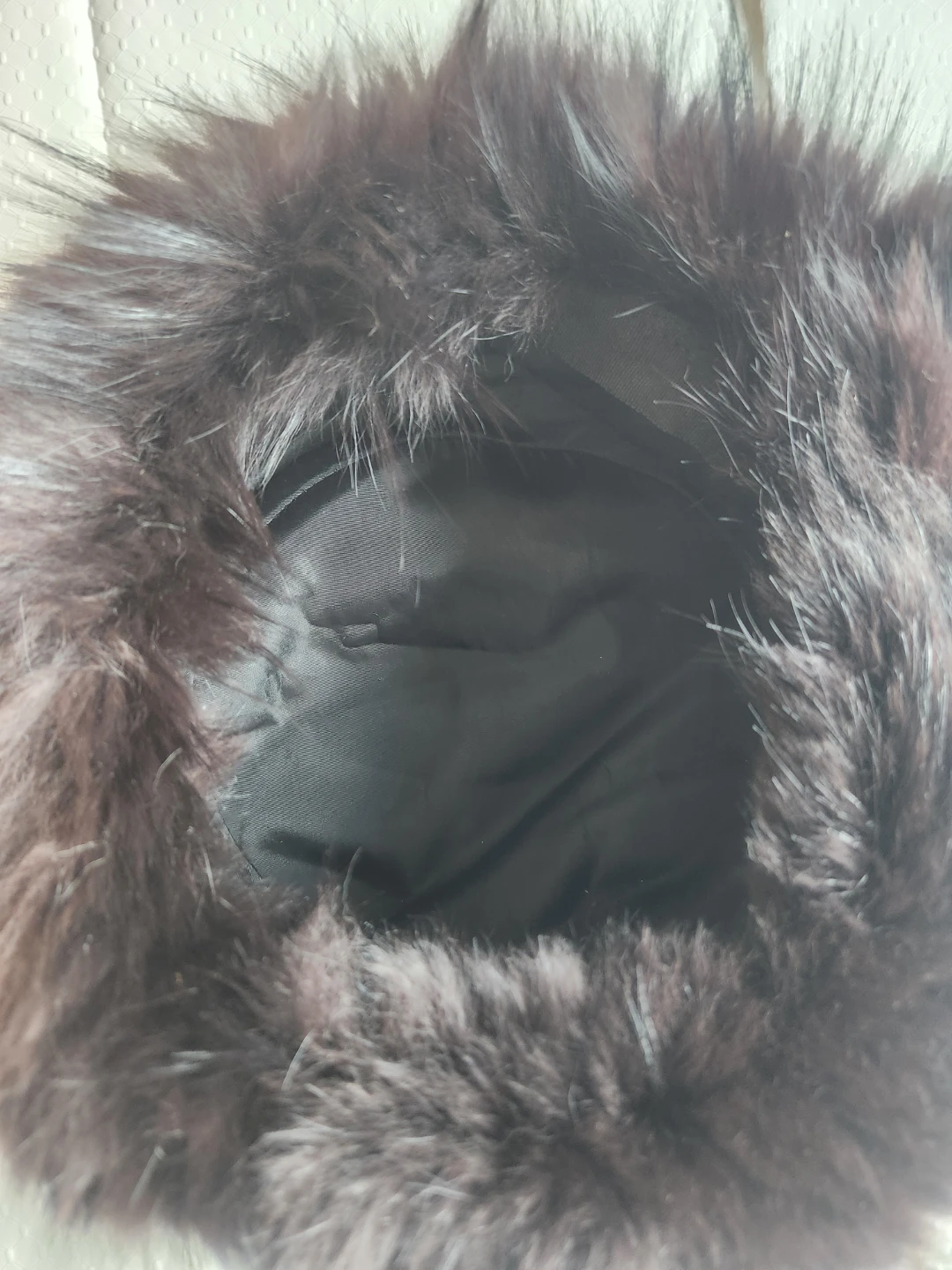 Real Black Fox Fur  Hat - photo 4