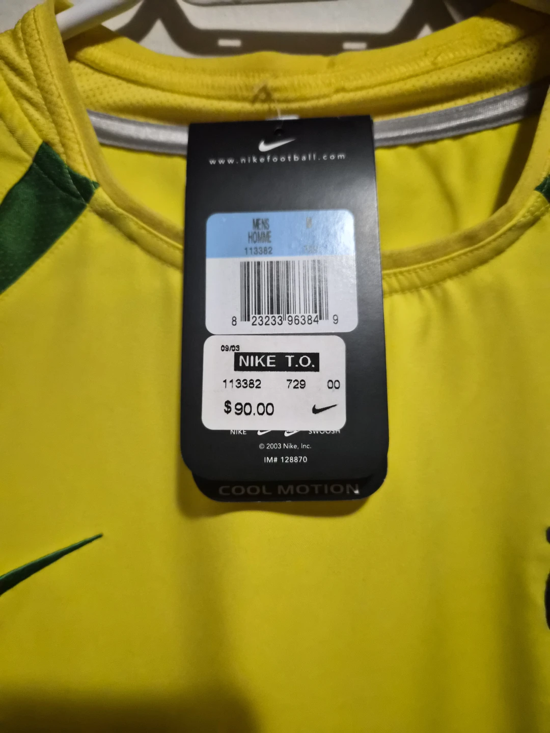 Brazil 2002 World cup Nike soccer jersey - photo 2