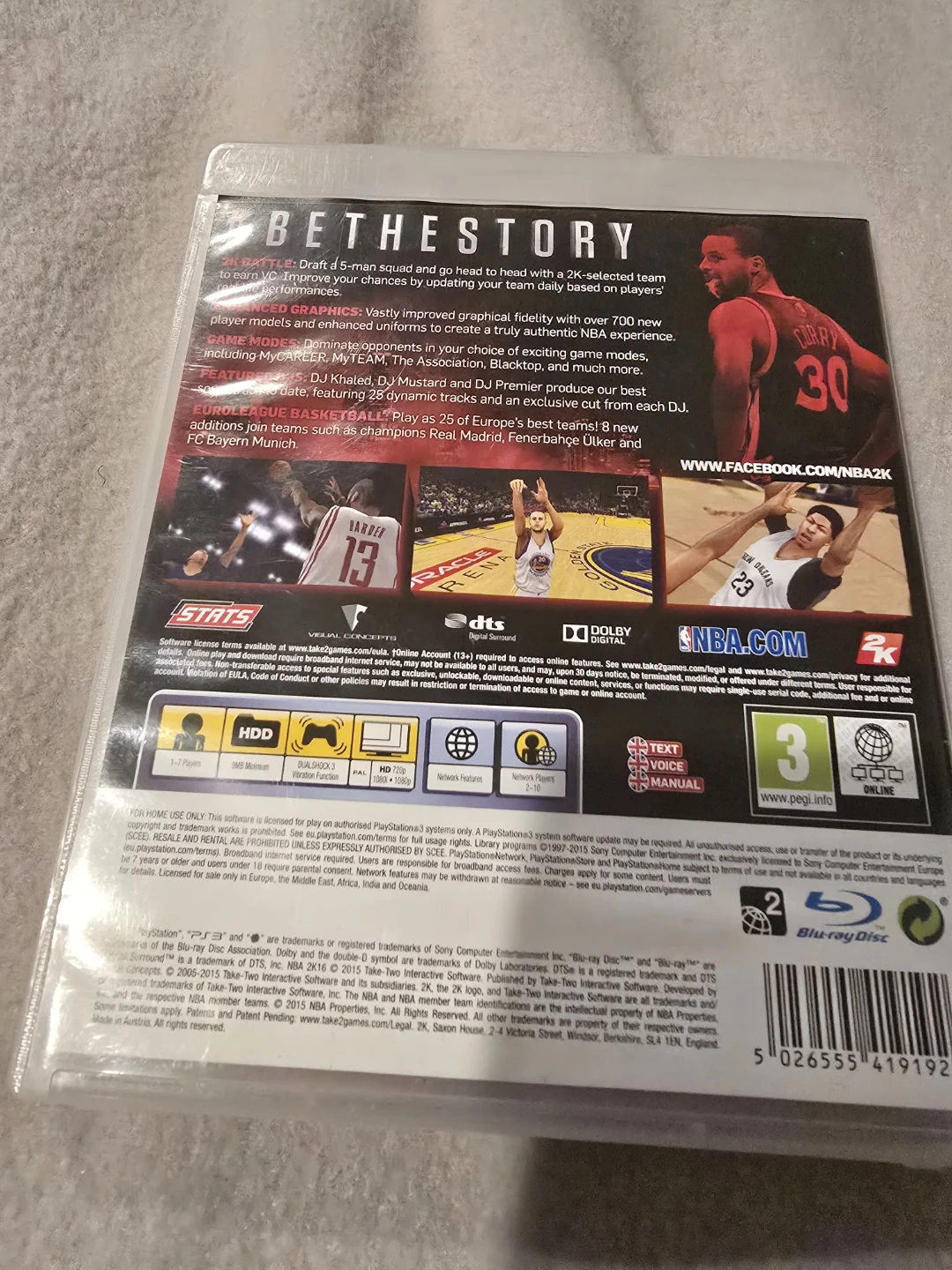 PlayStation 3 Games Bundle - FIFA 19 & NBA 2K13 & NBA 2K16 - photo 2