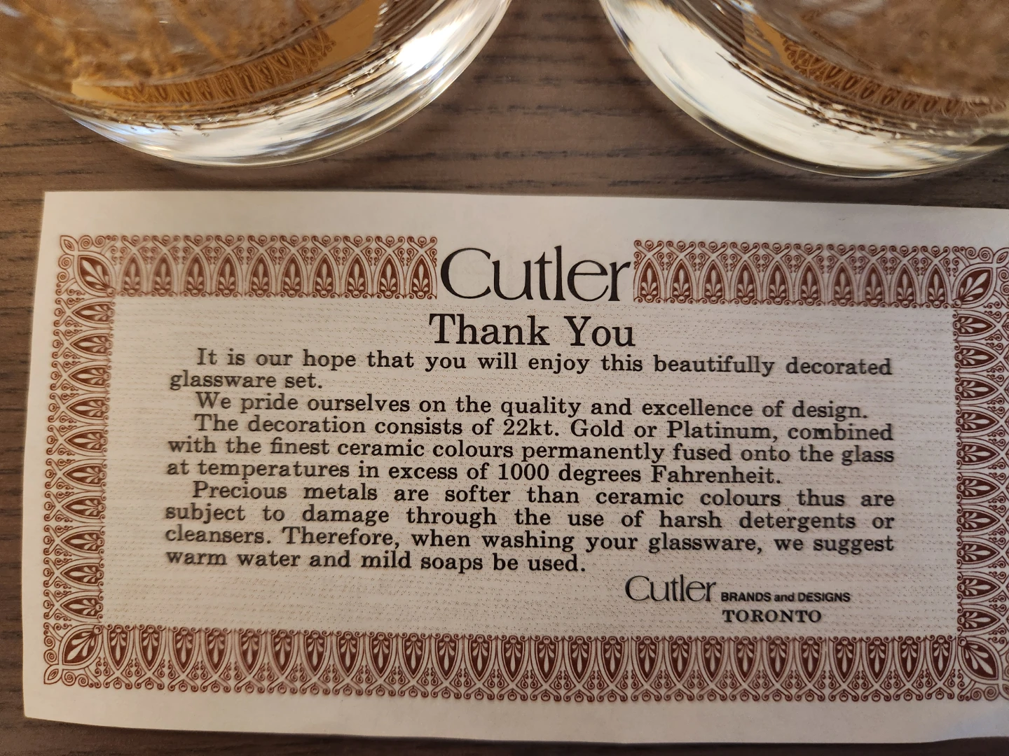 Cutler Glassware Set with Ship Design - photo 2