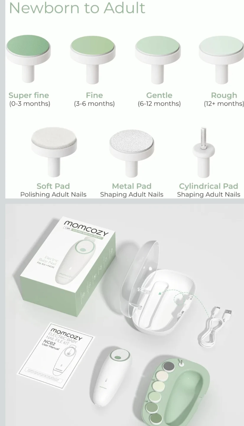 Momcozy Electric Baby Nail File NC02 - photo 3