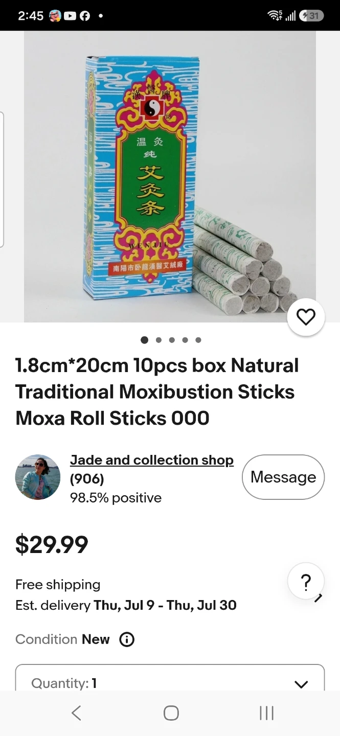 Traditional Moxibustion Sticks 10pc Box - photo 5