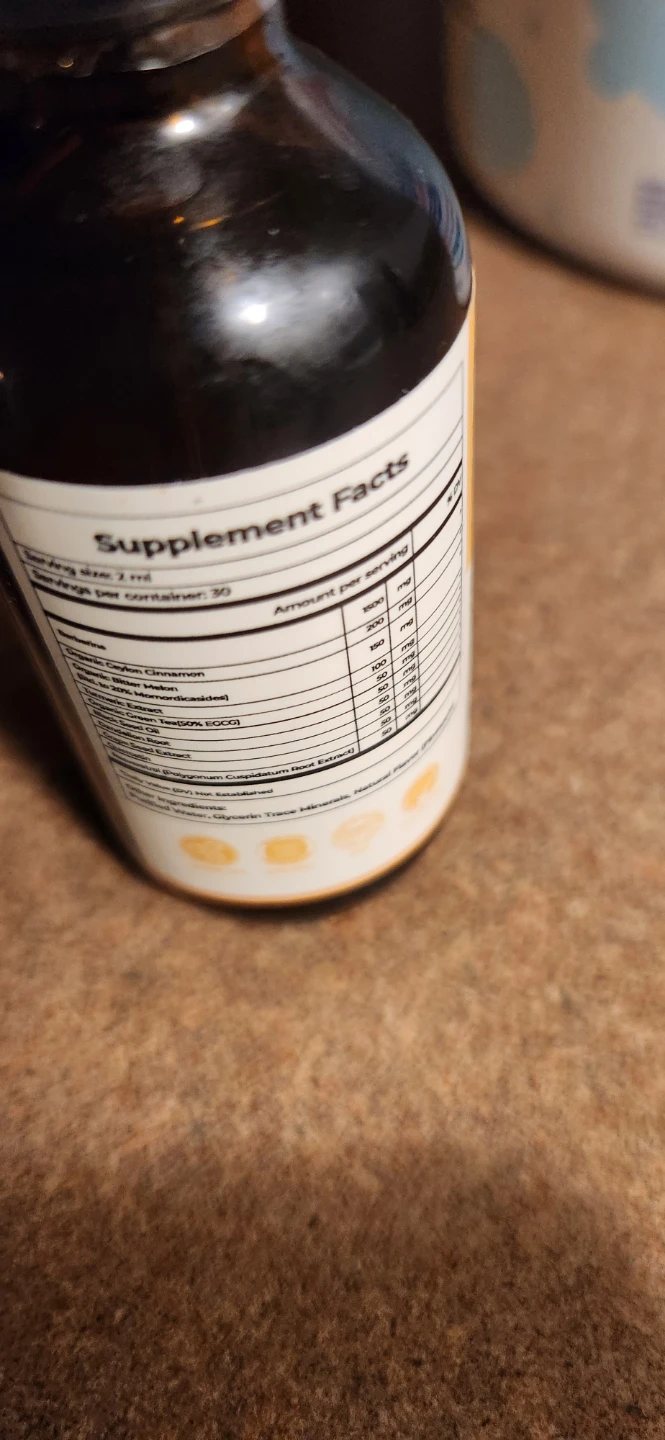 Nutri Bear Berberine Liquid Drops with Ceylon Cinnamon