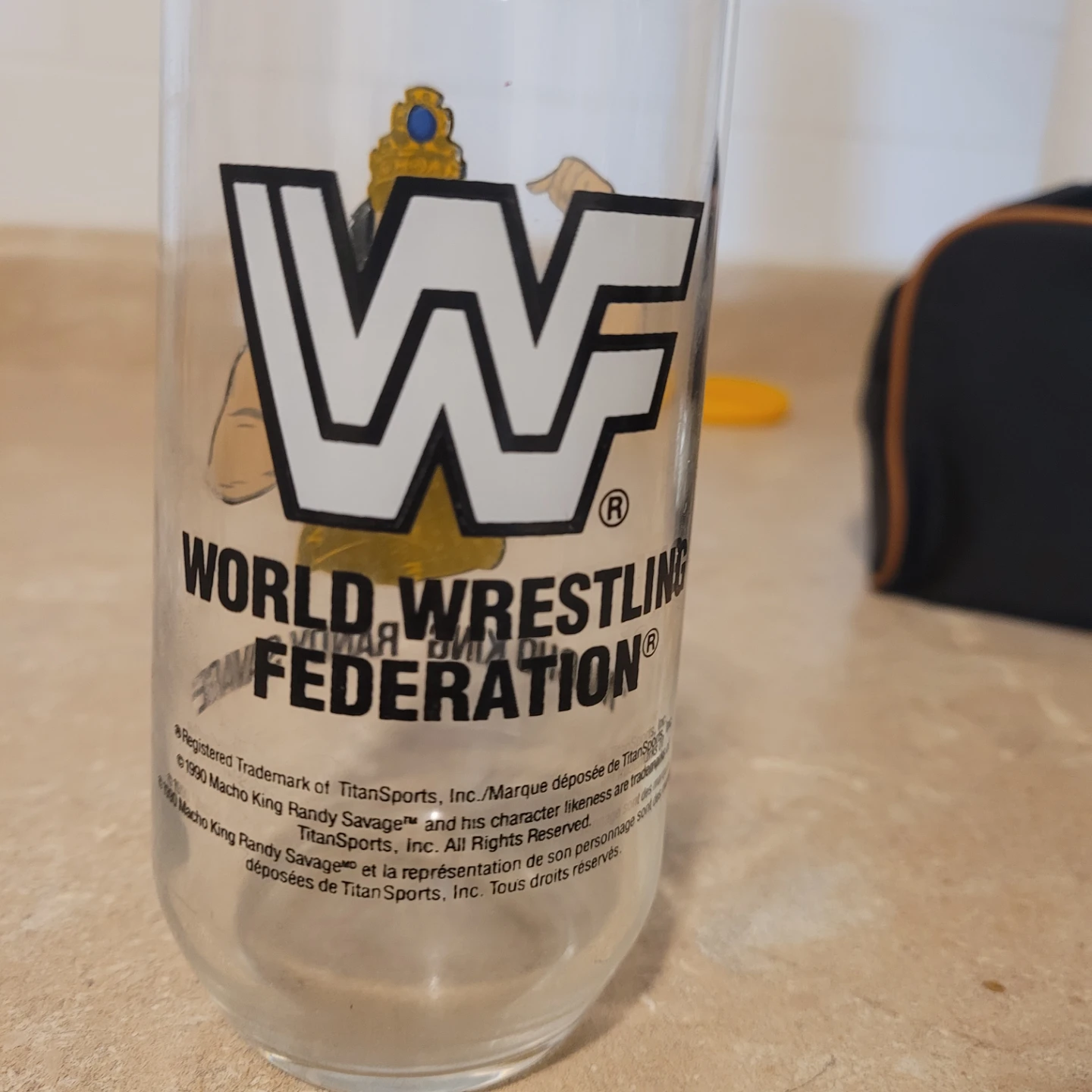 Vintage WWF World Wrestling Federation Glass 1985 - photo 5