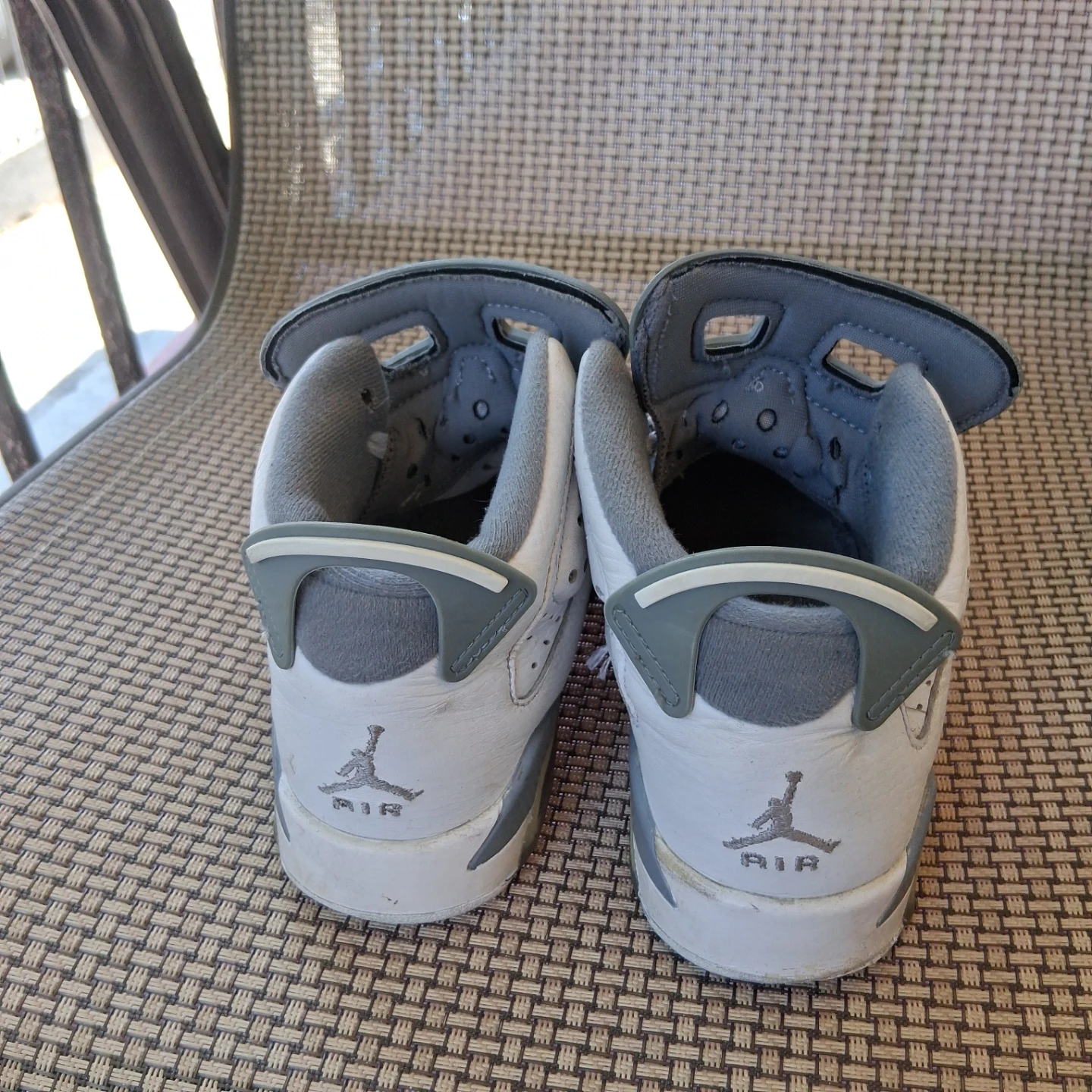 Jordan 6 Retro White Grey Sneakers - photo 3