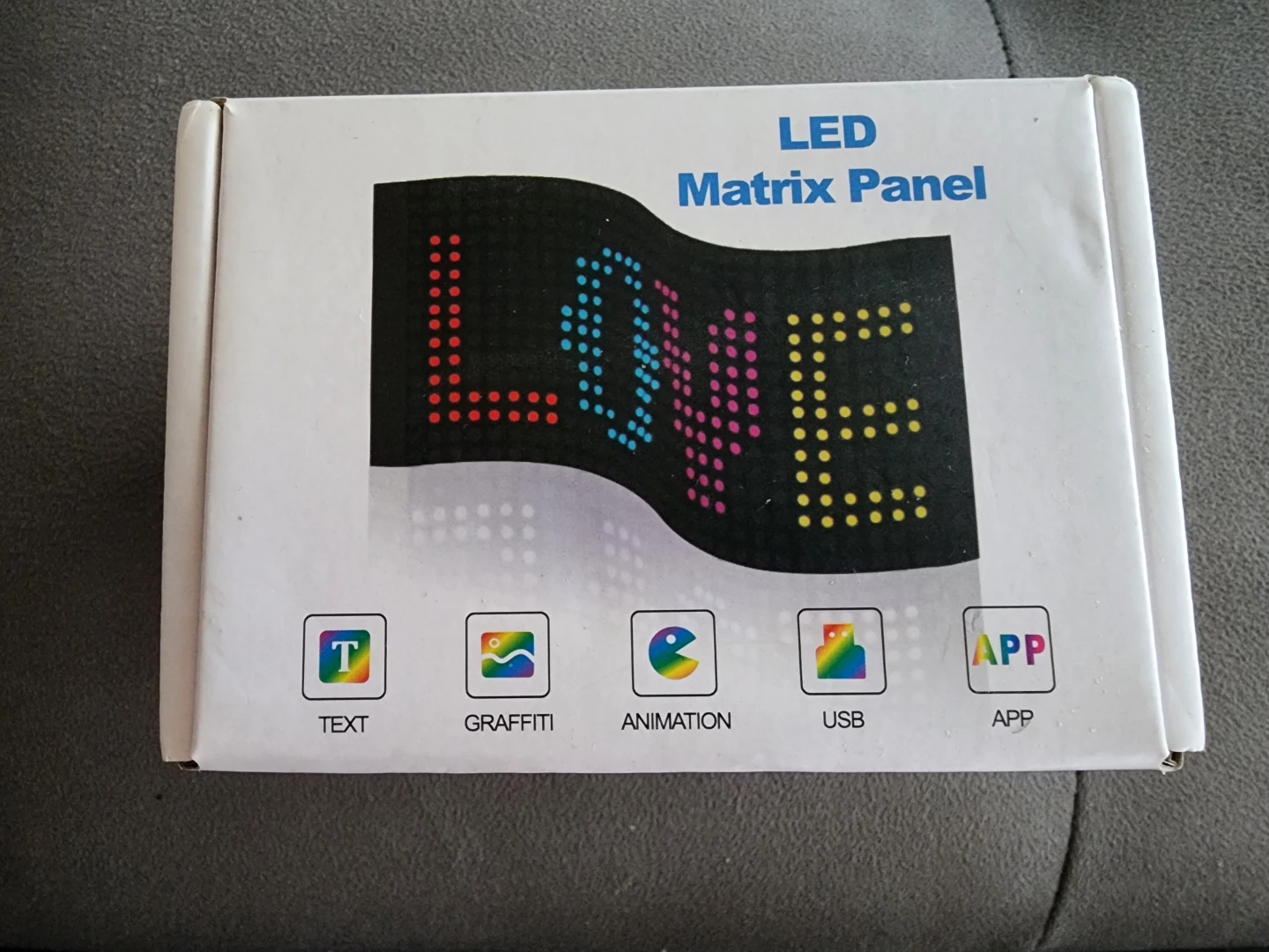 Flexible LED Matrix Scrolling Panel