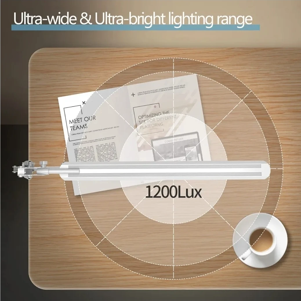 LED Desk Lamp - Dimmable Architect Lamp - photo 4