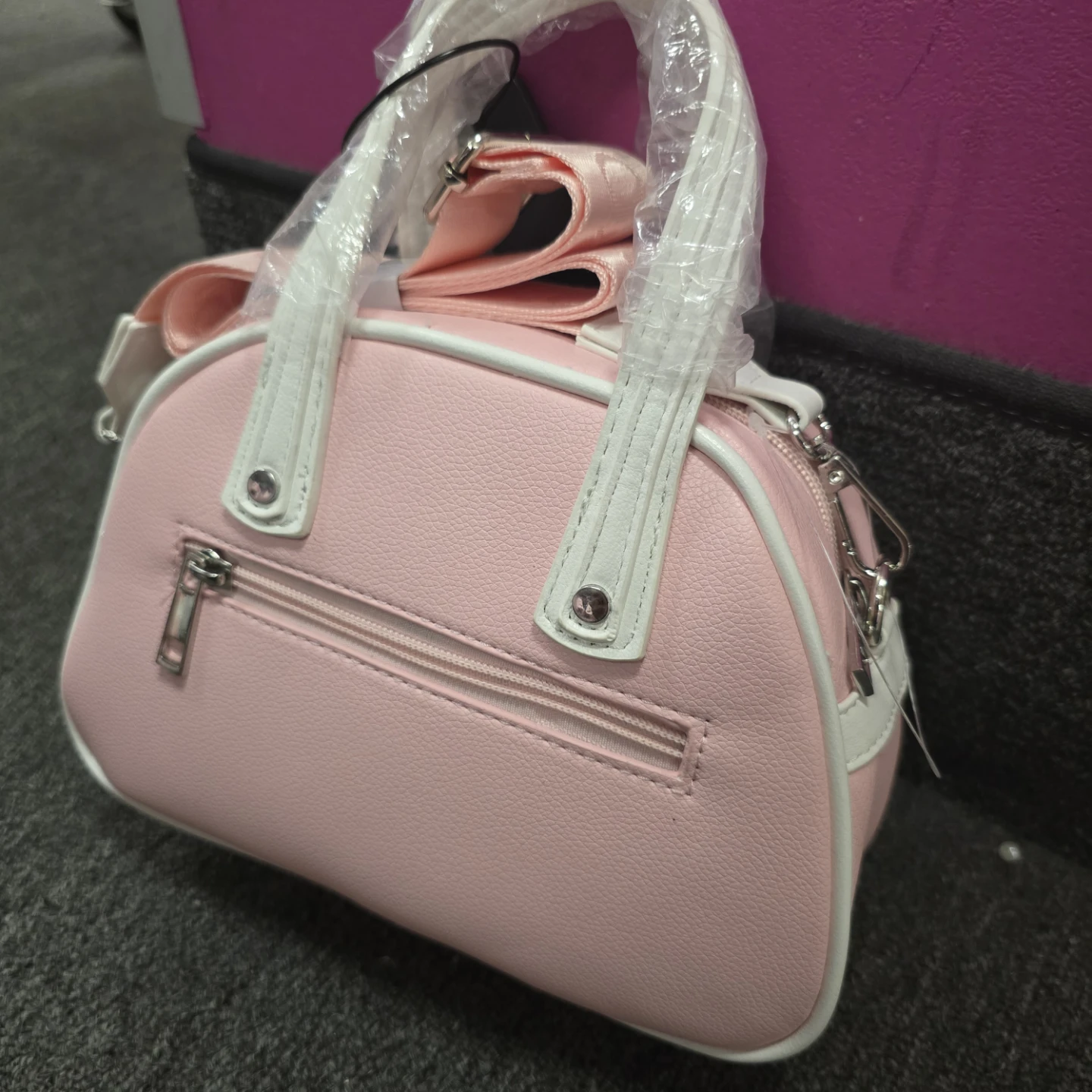 XOXO Pink Star Mini Bowler Bag - Y2K - New With Tags - photo 5