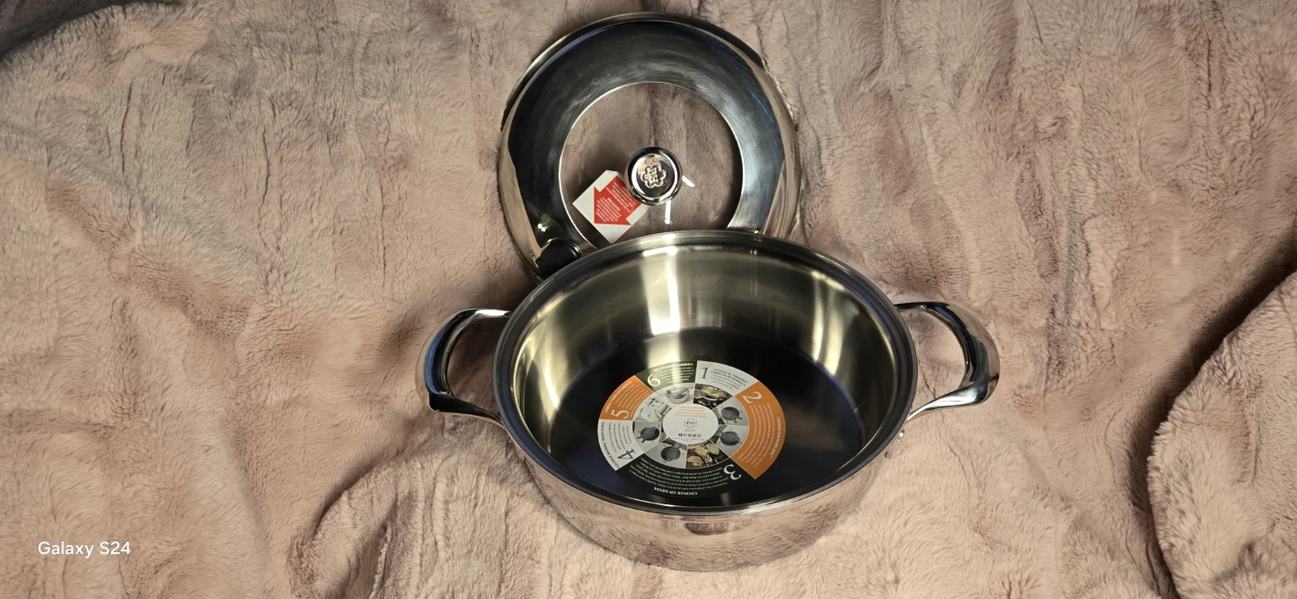 Princess House vida sana 5-ply 12-Qt deep casserole - photo 4