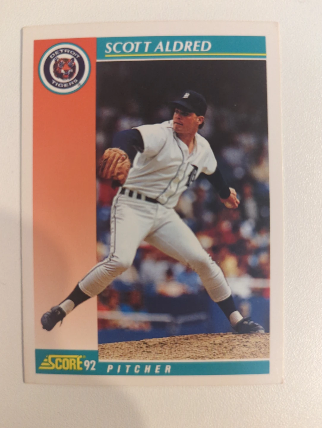 ⚽ 1992 Score Scott Aldred Baseball Card