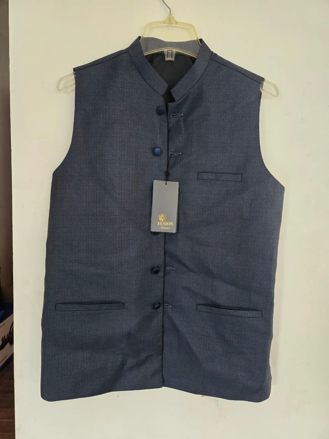 India Nehru Jacket Vest small