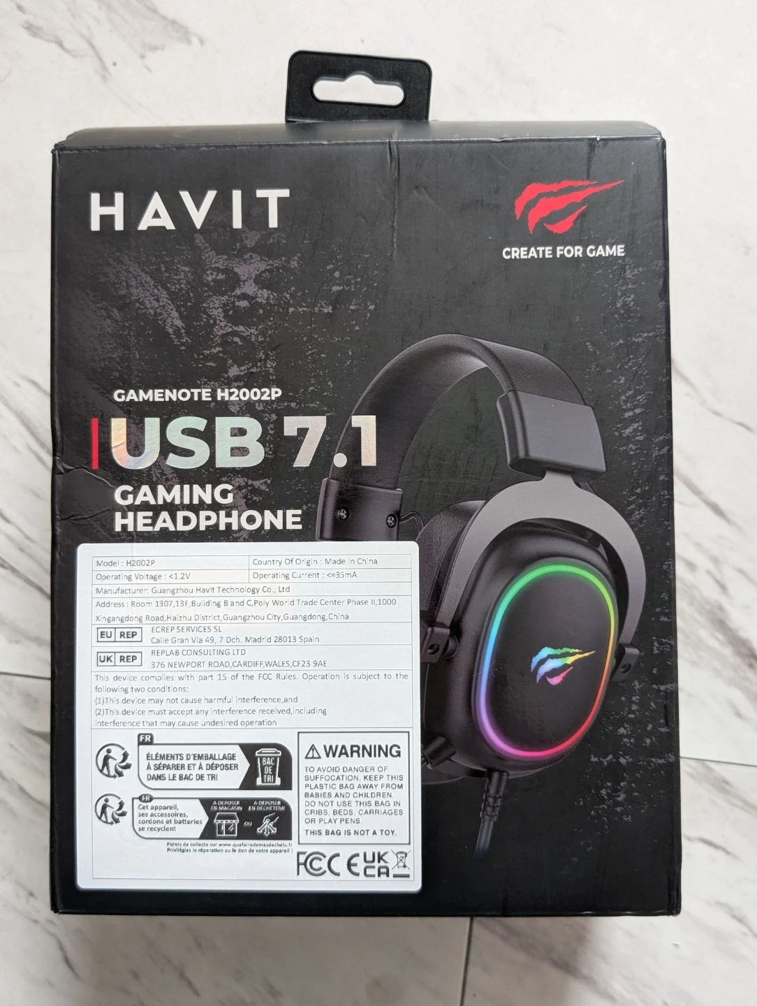 HAVIT GAMENOTE H2002P USB 7.1 Gaming Headset - photo 3