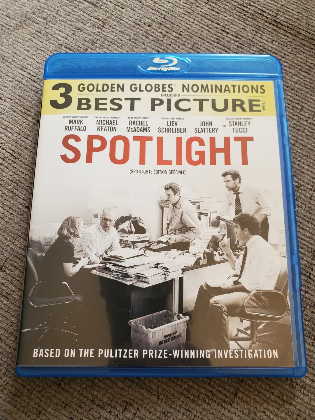 Spotlight Blu-ray Movie ⚽