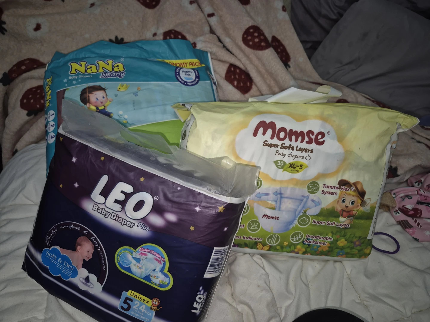 Baby Diapers - LEO, Momse, NaNa