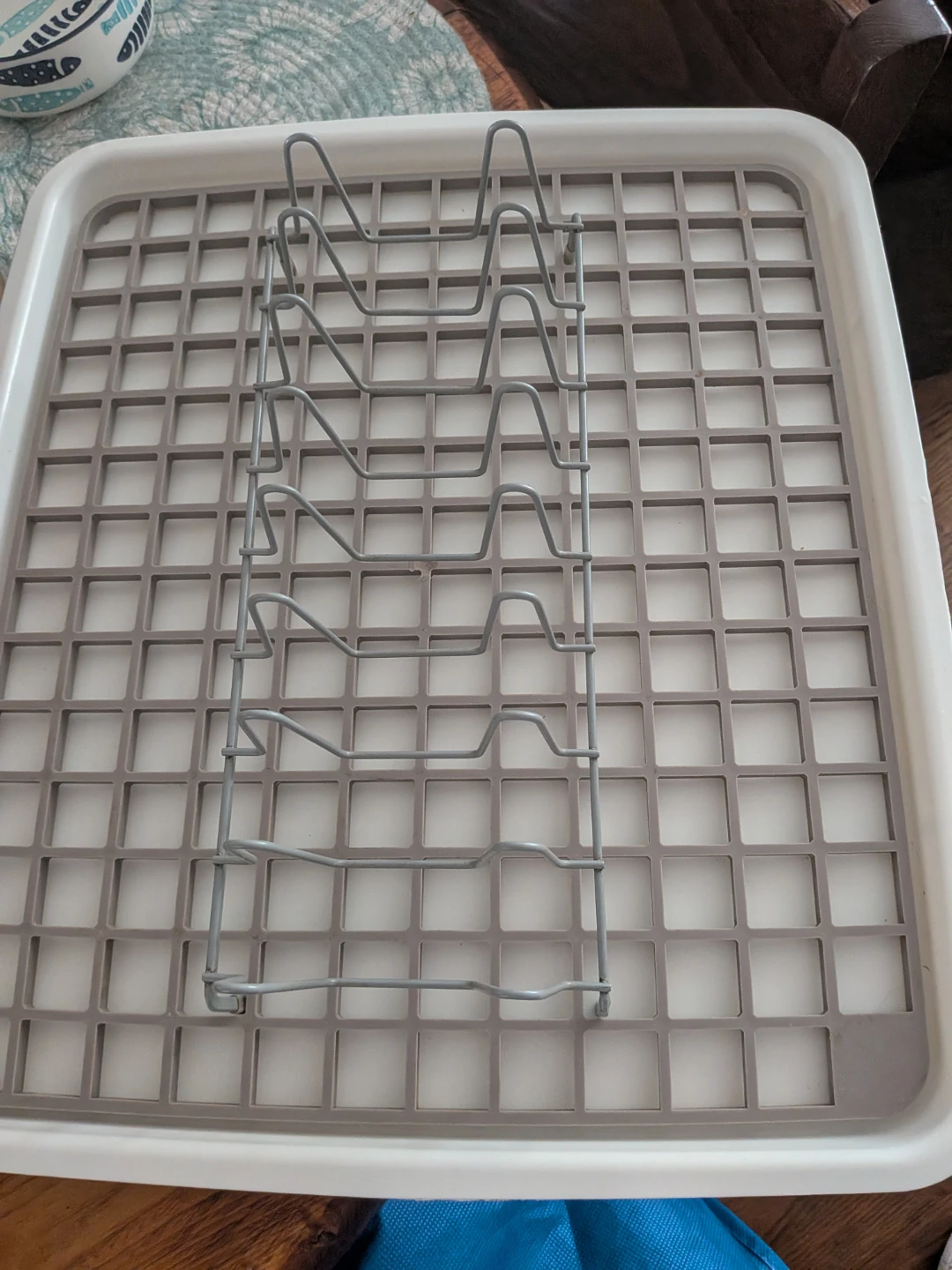 Plate Drying Rack with Tray - photo 2