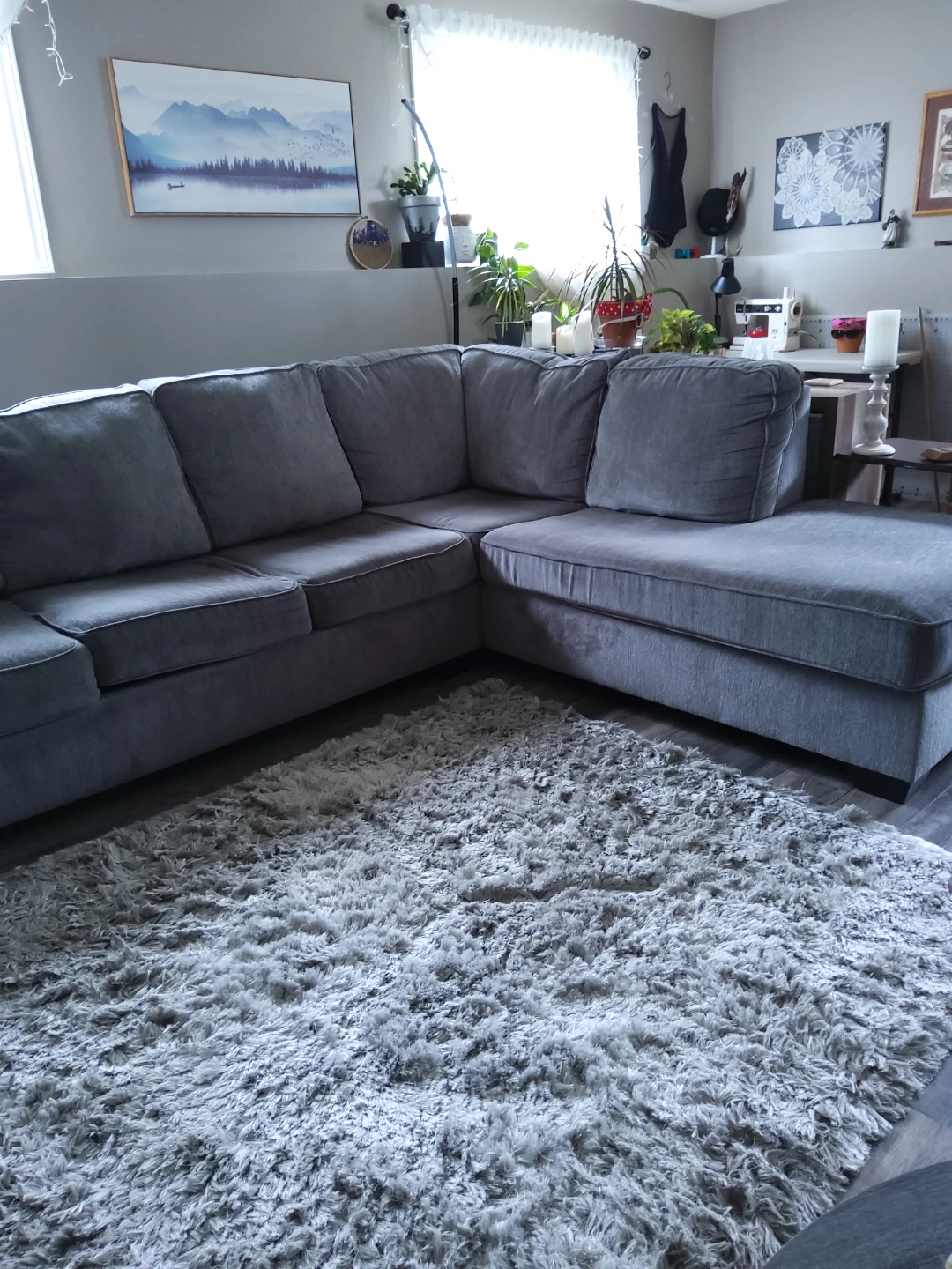 Sofa sleeper with corner chaise