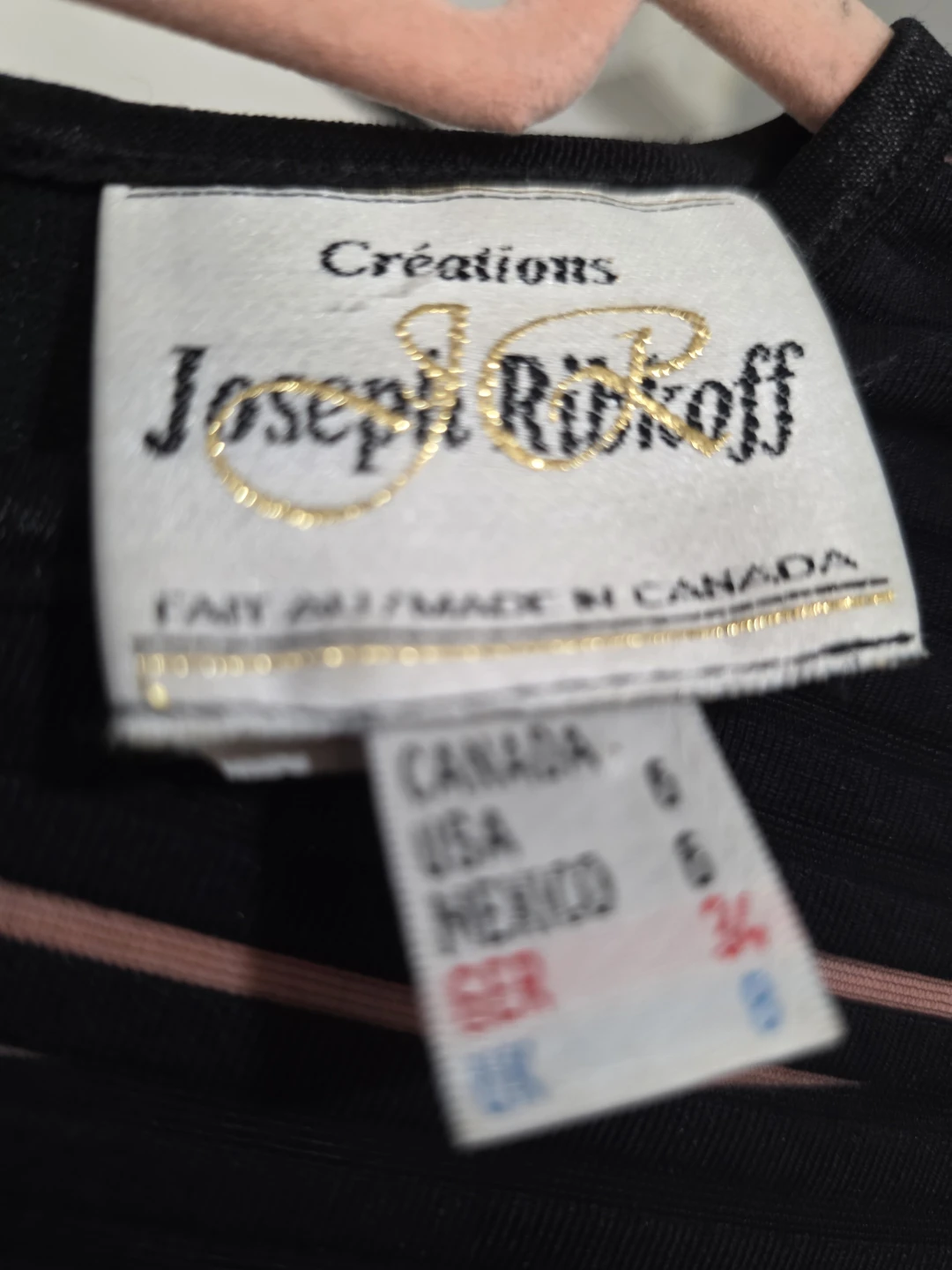 Joseph Ribkoff Black Sheer Sleeve Dress - photo 2