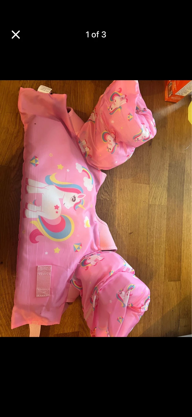 Kids Swim Vest with Unicorn Design - photo 2