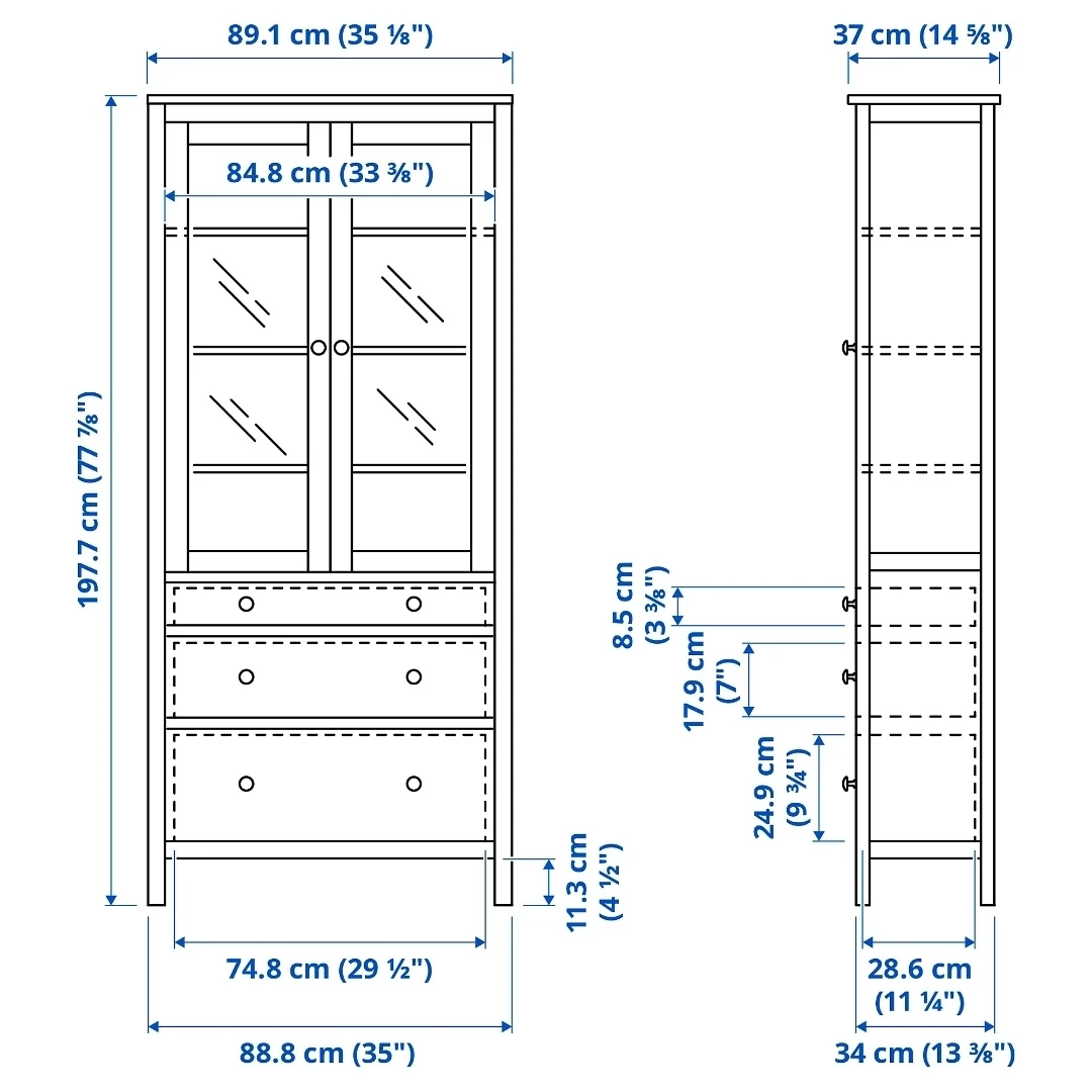 IKEA Hemnes Cabinets - photo 2