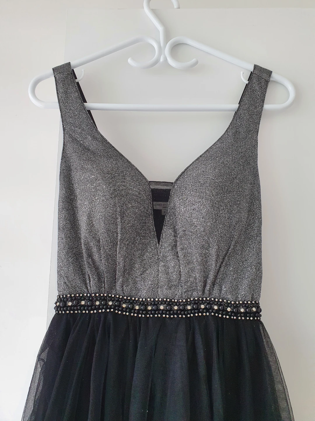 Sparkly Black Tulle Formal Dress - photo 4