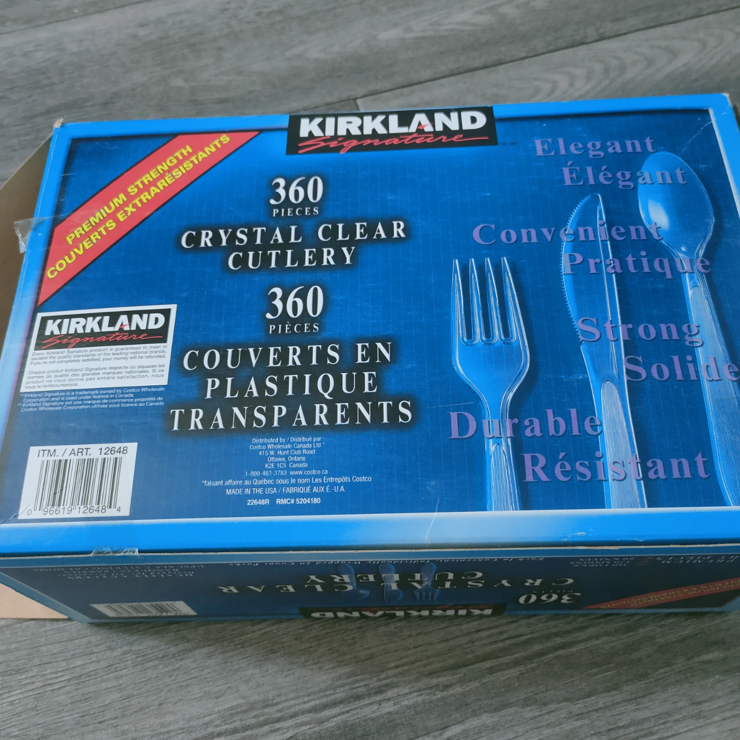 Kirkland Signature  Crystal Clear Cutlery Set
