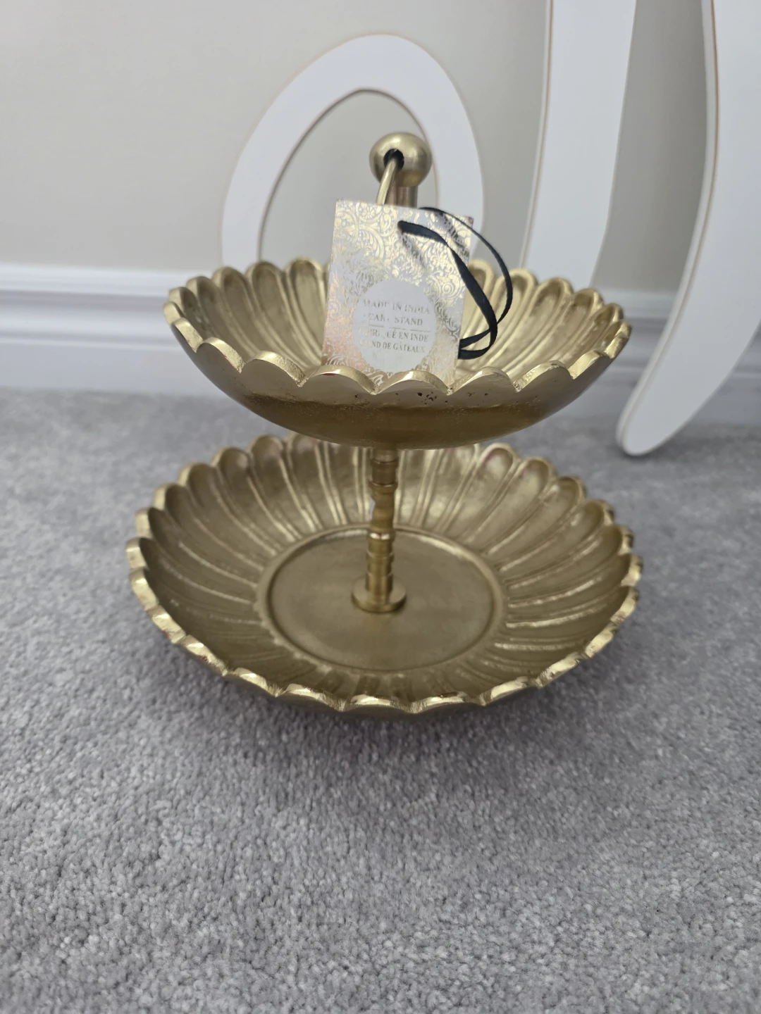 Gold 2-Tier Cake Stand - photo 2