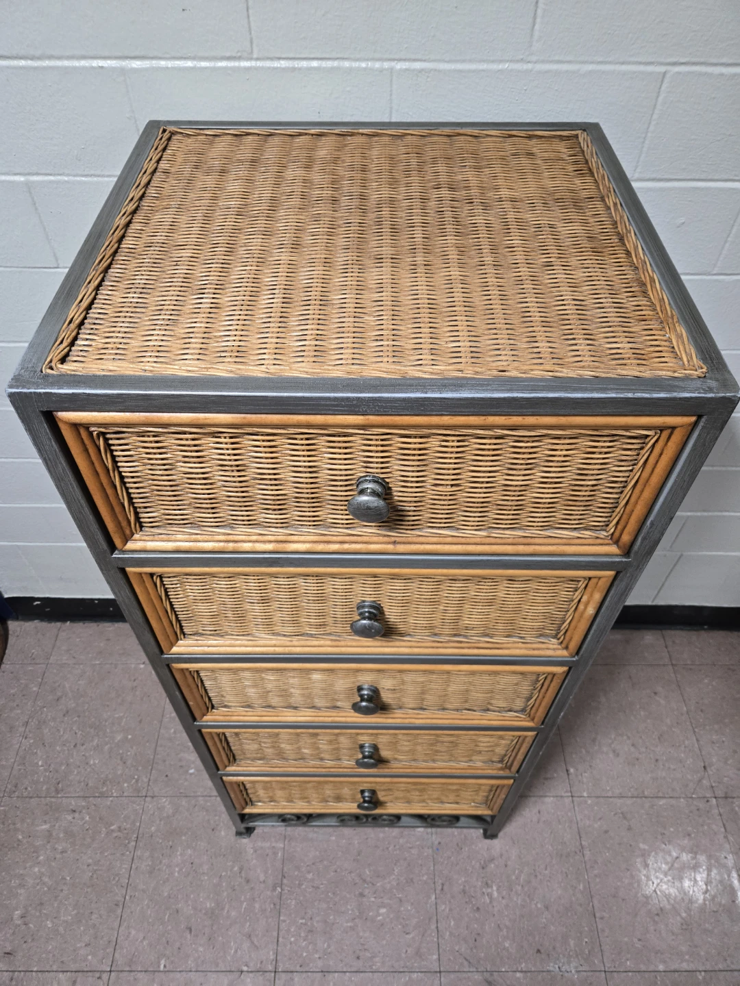Pier 1 Imports Miranda 5-Drawer Wicker Lingerie Chest - photo 3