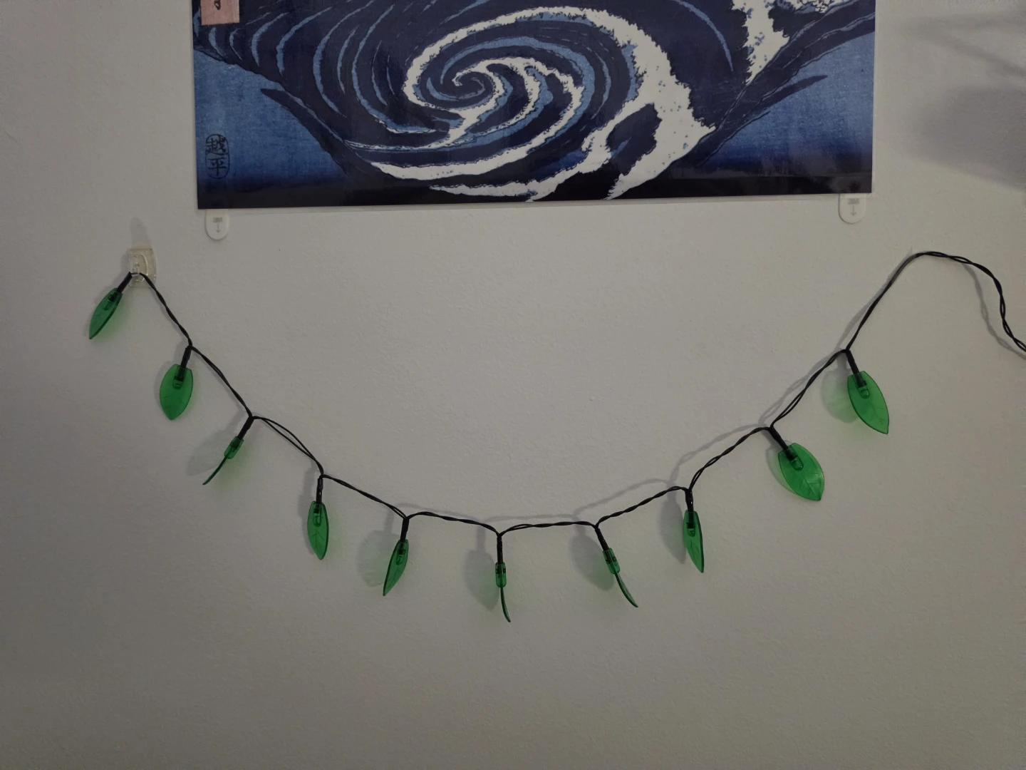 Green leaf string lights - photo 3