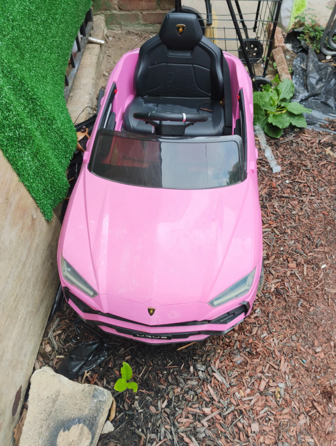 Pink Lamborghini Urus Ride-On Toy Car electric car