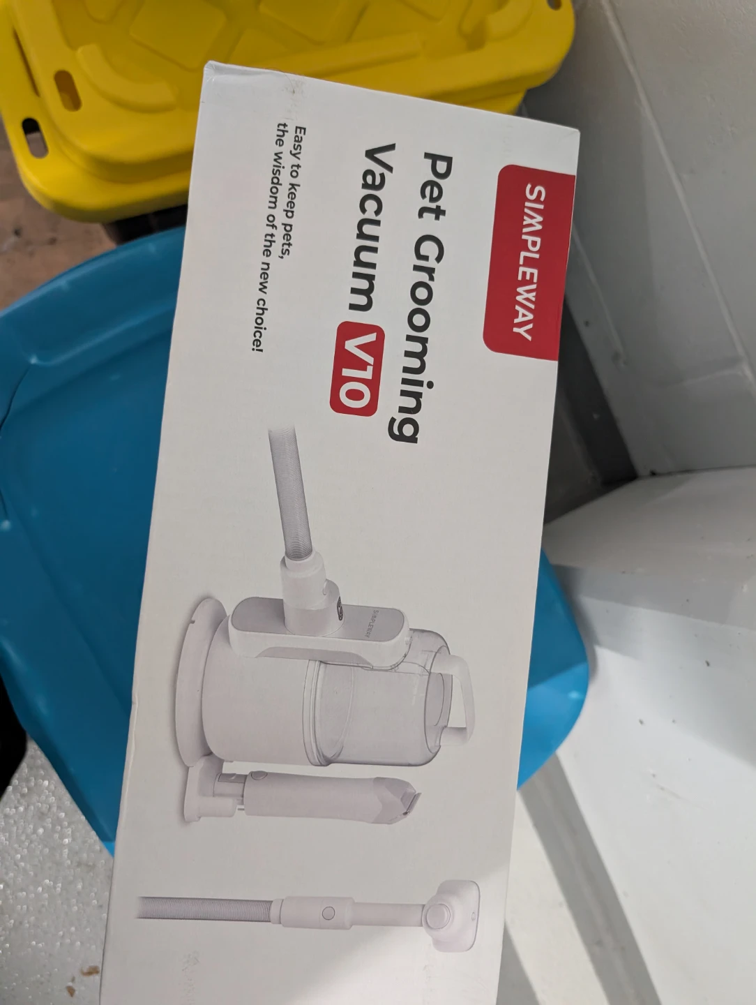 SIMPLEWAY Pet Grooming Vacuum V10