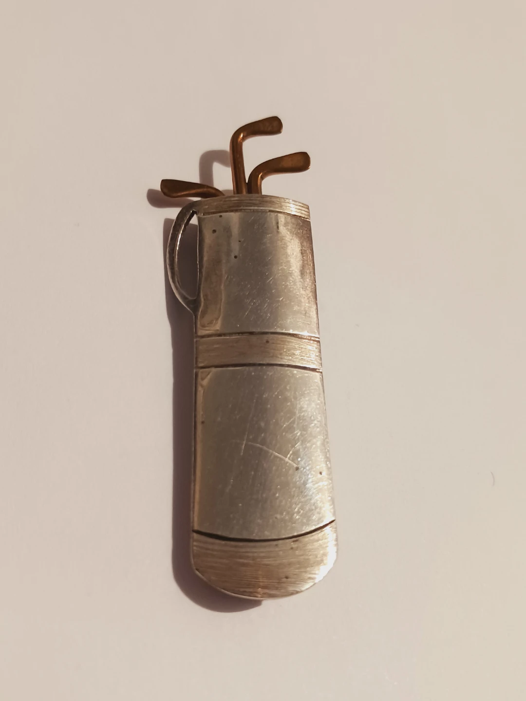 TAXCO MEXICO Sterling Silver Golf Bag /Clubs Brooch - photo 4