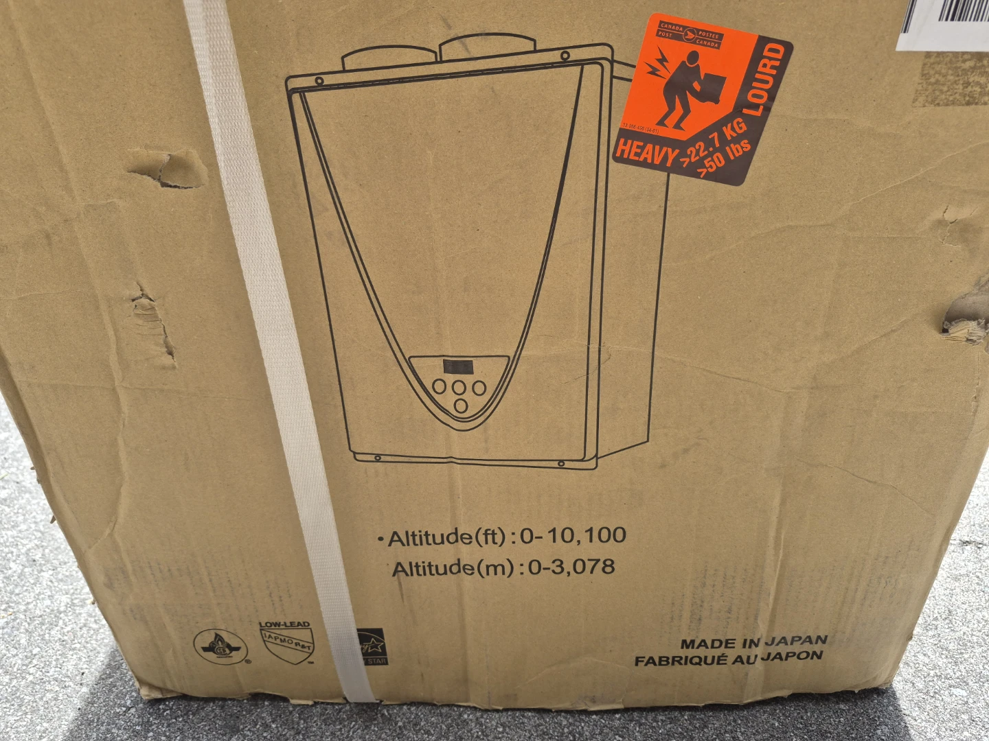 NEW GSW 199000 BTU Tankless Natural Gas Water Heater GSWT-540H - photo 3
