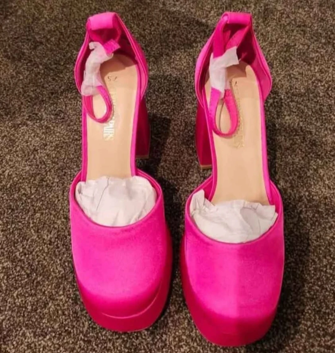 Dream Pairs Women's Hot Pink Platform Heels - photo 3
