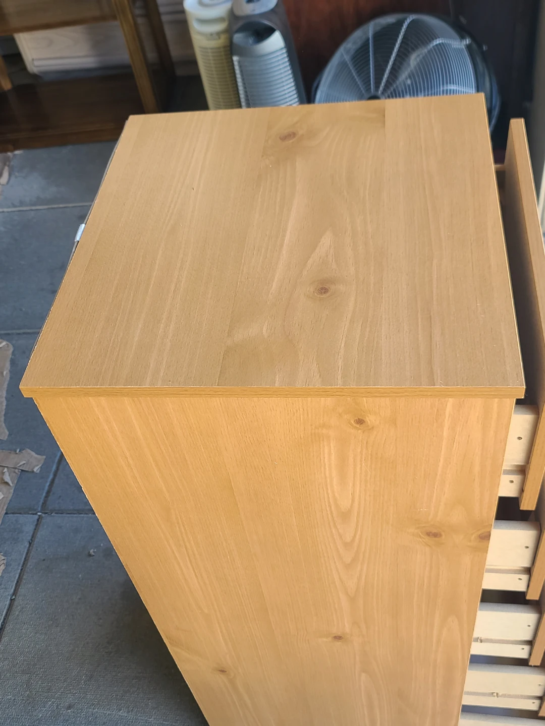 Wooden 5-Drawer Tall Dresser - photo 3