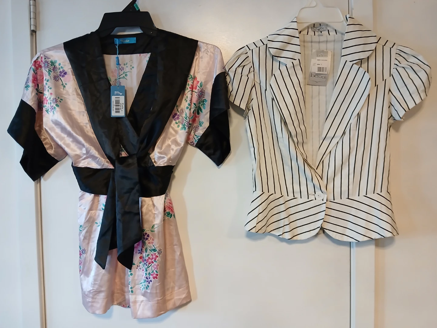 KatieFloral Kimono style Top & Bacci Blazer. BOTH Small.