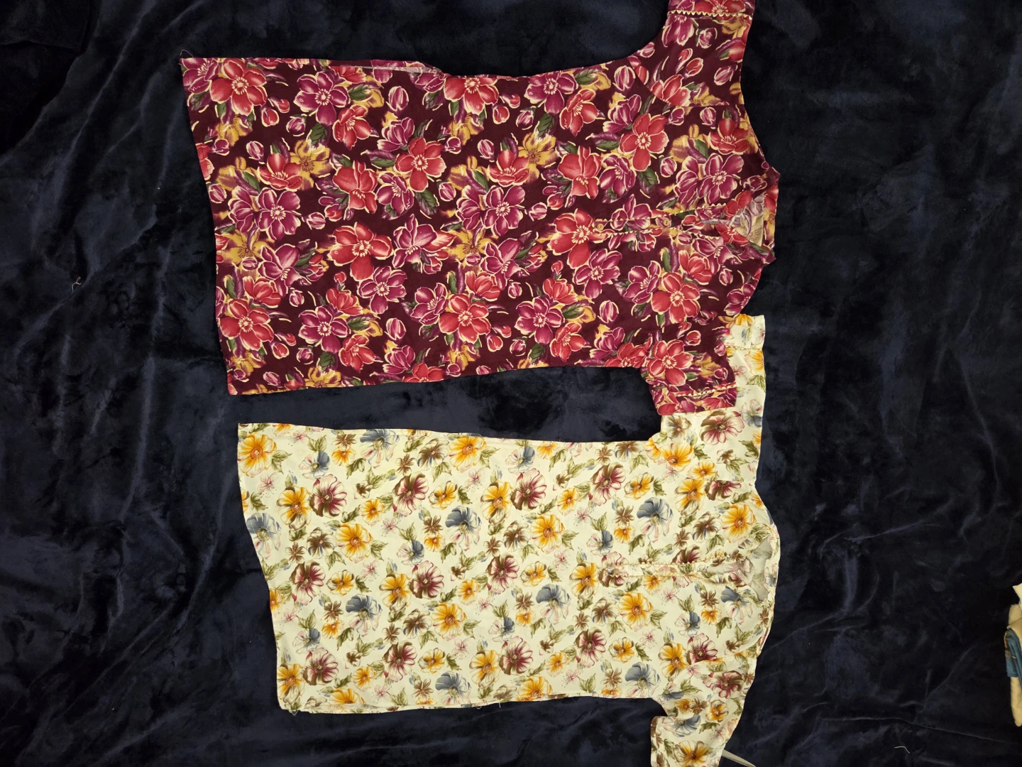 Floral Print Short Sleeve Tops (2-Pack)