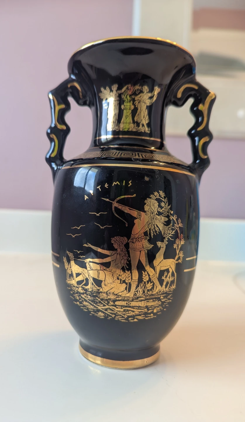 Vintage Greek vase