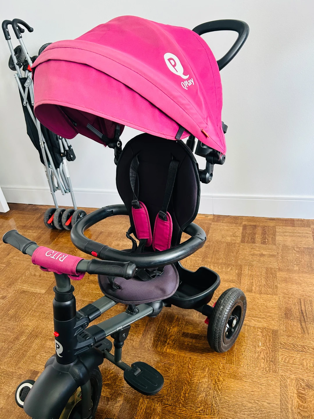 QPlay Pink Tricycle - photo 4