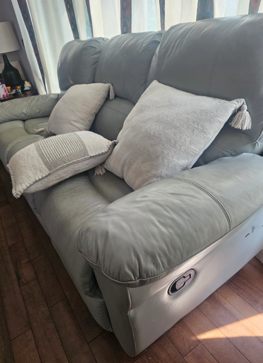 Three-seater reclining sofa - photo 3
