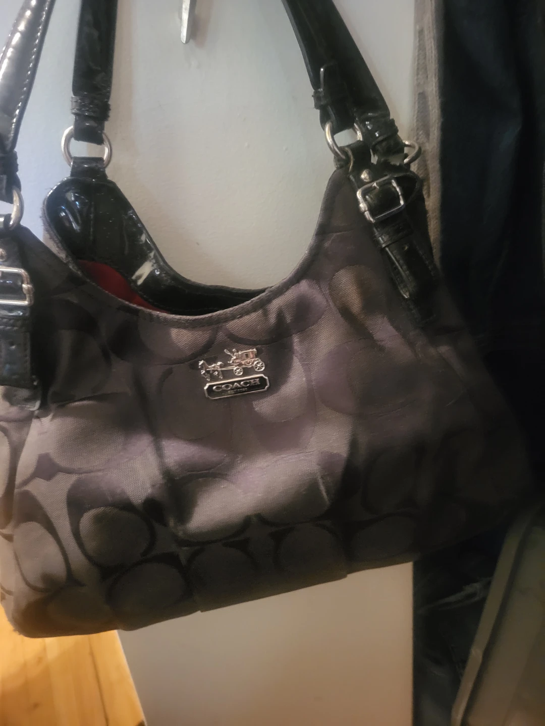 Coach Signature Hobo Purse