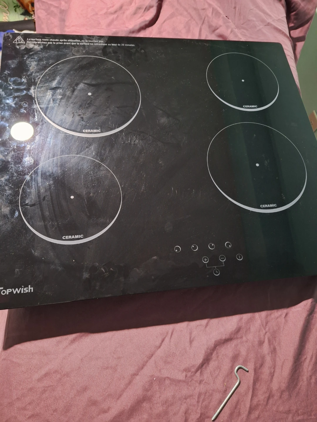 TopWish 4-Burner Ceramic Electric Cooktop