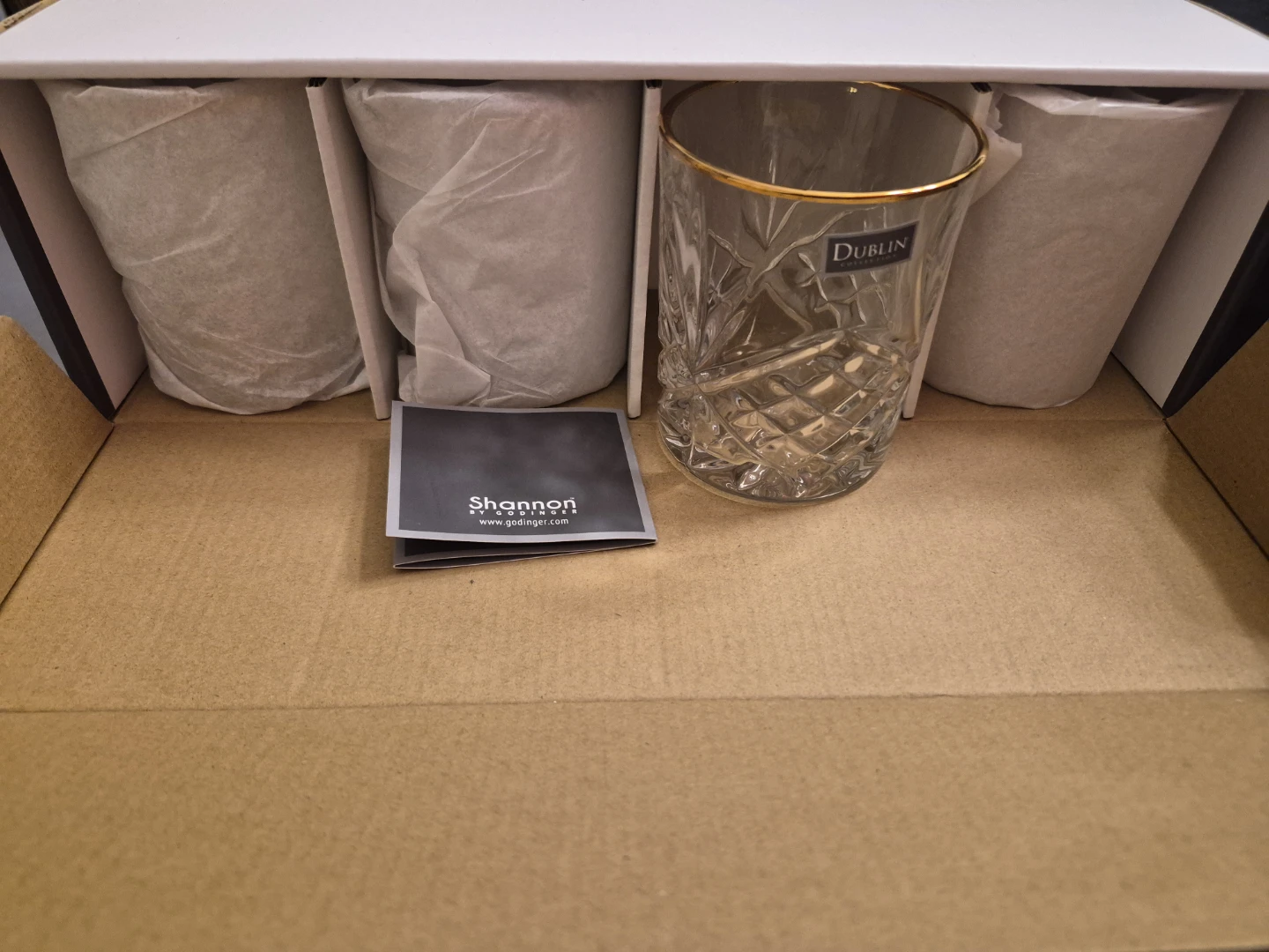 Shannon by Godinger Dublin Collection Crystal Glasses - photo 2