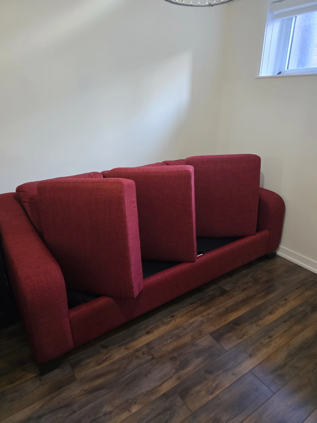 Red Sofa Bed - photo 3