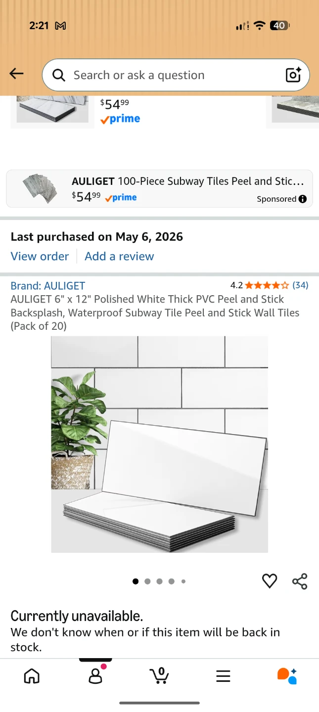 Polished White Thick PVC Peel and Stick Subway Wall Tiles